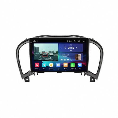 Carplay-Skärm för Nissan Juke YF15 2010-2014 Röststyrning, Gps-Navigering, Med Kamera, Dashcam, Wifi, Bluetooth Bilradio Stereo Gps Navi, 4 Kärna 1G＋32G