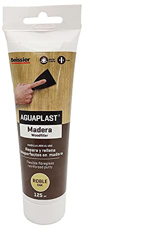 AGUAPLAST - Masilla Reparar Madera Roble 125Ml