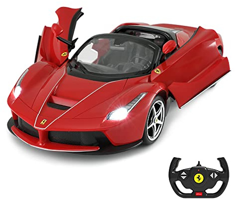 Rastar Ferngesteuertes Auto, Ferrari Drifting RC Auto, 1/14 Ferrari LaFerrari Aperta, Cabrio-Verdeck, offene Türen, funktionierende Lichter