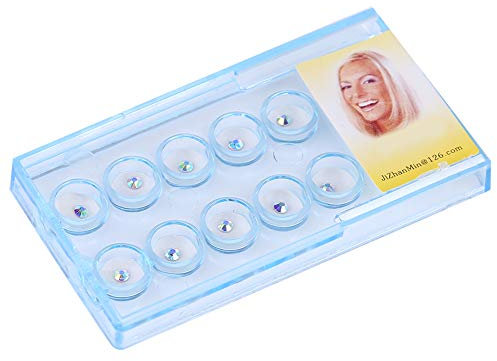 Zahnstein Schmuck, Zahnschmuck Set mit Kleber, Zahnschmuck Edelstein, Klar Zahn Zahn Nagel Dekoration Kristall Edelstein Dekor (Bunt)