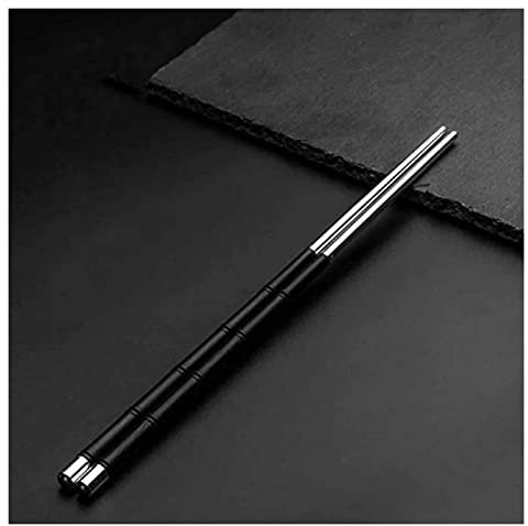 Bacchette Sushi, Bacchette Cinesi Lavabili Bacchette Riutilizzabili, Bacchette In Metallo, Bacchette In Argento Sterling 999, Set Di Bacchette In Legno Di Ebano, Riutilizzabili, Lavabili In Lavastovig