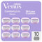 Gillette Venus ComfortGlide Breeze Damenrasierklingen, 10 ORIGINAL Ersatzklingen für Damenrasierer, 3 Klingen für eine glatte, gründliche und langanhaltende Haarentfernung