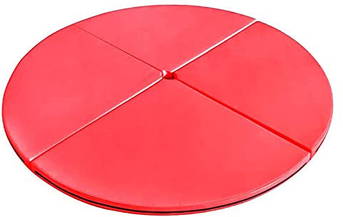 Pole Dance Matte, Durchmesser 120 cm, rund, tragbar, faltbar, Crash-Pad, geeignet für Heim-Fitnessstudio, Anfänger, Gymnastik, Sturzsicherheitsmatte