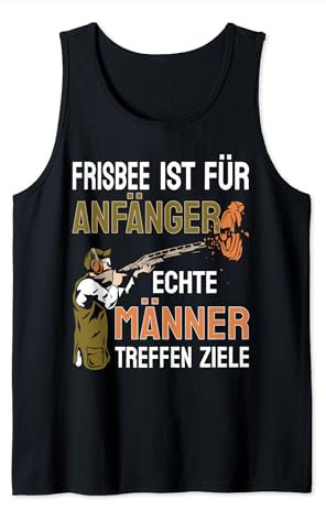 Wurftauben Tontaubenschießen Sportschießen Schütze Tontauben Tank Top