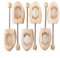 Esvioniq Adjustable Wood Shoe Trees With Spring，Wooden Shoes Tree For Men & Women Shoe Shaped Shoe Lasts Wooden Shoe Stretcher (3-Pack, UK 9.5-10.5/EU 44-45)