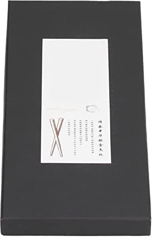 Baguettes en Bois Durables, Antidérapantes et Réutilisables, 5 Paires, Légères et Confortables à Tenir en Main pour les Sushis, Ramen, Riz, Plats Japonais et Chinois, Bons