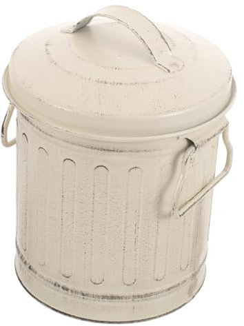 DECHOUS Fireplace Ash Bucket Metal Bucket for Burning Stoves Outdoor Use Handle