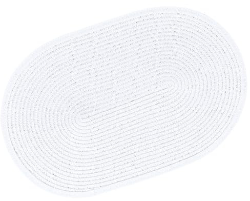 GORGECRAFT Sombrero Lolita de Decoración Retro Hecho A Mano de Paja Tejida Base de Sombrero Tocado Blanco Ovalado Plano para Fiesta de Té Base de Gorra Estilo Victoriano Francés Antiguo para Playa