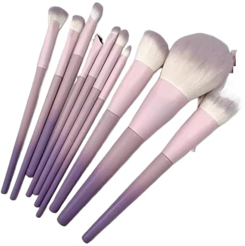 10 Piece Makeup Brush Set Powder Rouge Eye Shadow Brush Full Set Of Beauty Tools