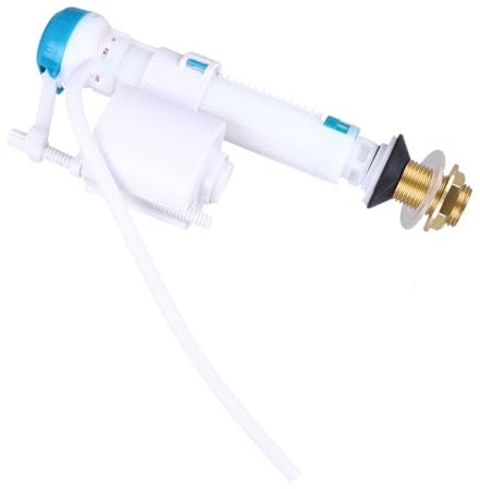 VILLCASE Valve Arrivée Eau Cuivre Avec Bouton Poussoir Réglable Pour Salle De Bain Robinet Flotteur Silencieux Avec Réglage De Débit Et Maintenance Facile Pour Chasse Eau Wc