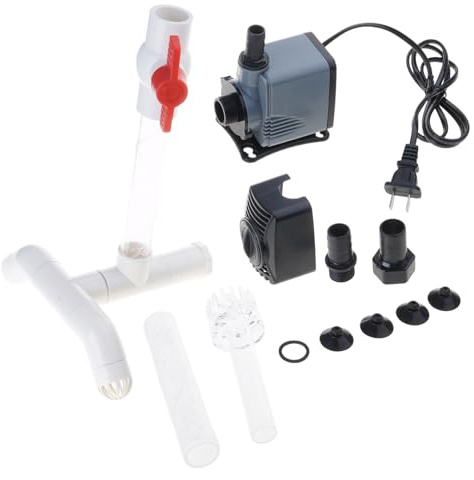 BUBEFSKD Skimmer de superficie para tanque de peces de acuario absorbe eficazmente la sustancia orgánica disuelta elimina los cums de proteína de aceite de los tanques de peces de superficies skimmer