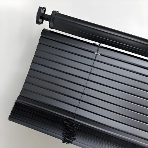 Ohne Bohren Aluminium Jalousie für Fenster, Nach Maß Sonnenschutz Fenster Innen 20cm-165cm Sonnenschutz Alu-Jalousien Innen Fensterrahmen, Lichtschutz Lamellenrollo