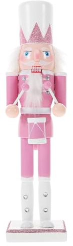 ROMISBABA Schiaccianoci Natalizio in Plastica da 30cm Soldatino Decorativo, Facile da Posizionare, per Tavoli e Addobbi di Natale