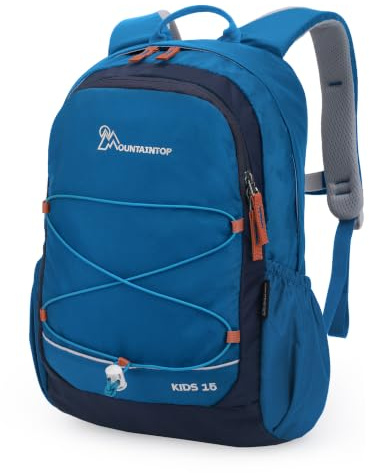 Mountaintop barn Sac à Dos Enfant barnryggsäck | Bekväm vandringsryggsäck med bröstbälte, liten dagryggsäck, skolryggsäck barnväska