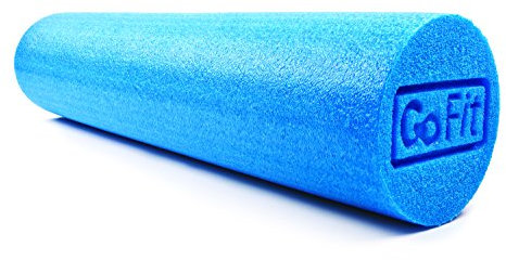 GoFit 60,96 cm große Schaumstoffrolle mit Trainings-Handbuch, Blau
