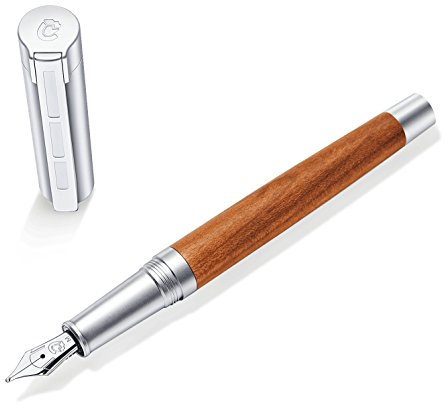 STAEDTLER Initium Lignum Füllhalter, Pflaumenholz, B, Made in Germany, mit edler Geschenkverpackung, 9PM121B