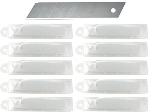 100 Abbrechklingen 25mm Ersatzklingen Cuttermesserklingen Teppichmesser Cutter Klingen, Sehr scharfe Klingen, gehärtete Schneide