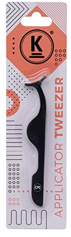 K-Pro Wimpern-Applikator - Edelstahl-Pinzette für Fake Lashes & Extensions | Ergonomische Fischschwanz-Form für Magnetwimpern und Strip Lashes, rostfrei und präzise für Anfänger sowie Profis