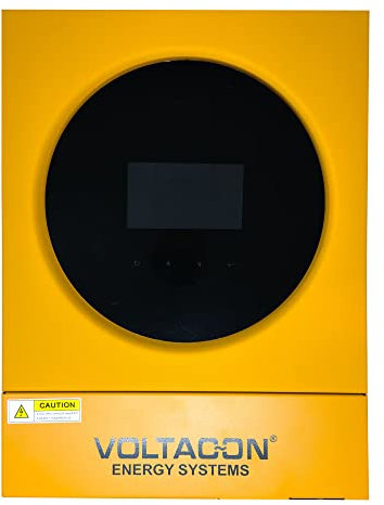 Voltacon Solar Off-Grid Inverter/Ladegerät 3,6 kW MPPT Akku-Ladegerät 80 A, 24 V, Pure Sinewave 230 VAC, Hybrid-Funktion mit Raster/Generator-Backup