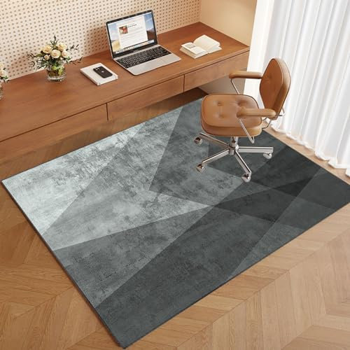 Bodenschutzmatten für Bürostühle - Teppich Unterlage-Kratzfest Rutschfest für Parkett und Hartböden - Schreibtischstuhl Unterlage Gaming Stuhl Unterlage - Drehstuhl Unterlage für Laminat 160 x 180 cm