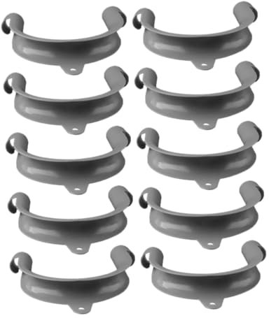 DOITOOL 10pcs Washing Machine Drain Hose Adapter U-Shape Clamp for Drum Washer Hose Holder Washers