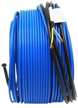 GOHAPY Câble Chauffant électrique 20 W/m, 10-140 m, Double conducteur, système de Chauffage sous carrelage et Sol stratifié, Fil Chauffant isolé, L * R(25mx500)