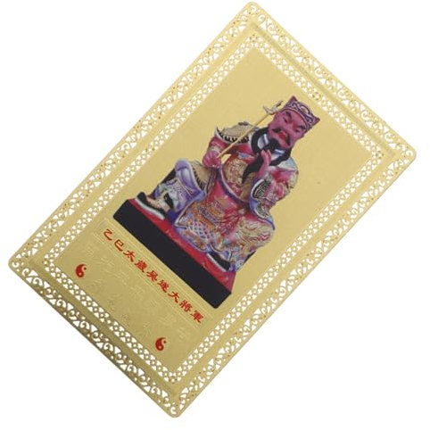 ROMISBABA Slim Fengshui Tai Sui Amulett Karte Schutzkarte Für Chinesisches Neujahr Glücksbringer Jahreswechsel Vielseitig Tragbar Gegen Negative Energien