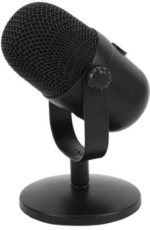 Depisuta USB-Kondensatormikrofon, RGB-Gaming-Mikrofon mit Nierencharakteristik, Plug-and-Play-Rauschunterdrückung, Computer-PC-Mikrofon mit Stummschalttasten für die Aufnahm von Streaming