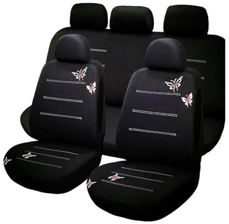 Materiali ecologici coprisedili Coprisedili Per Auto Da 2/4/9 Pezzi Adatti Per La Maggior Parte Delle Auto. Protezioni Per Seggiolini Auto Traspiranti E Resistenti All'usura Rivestimenti sedili auto(9