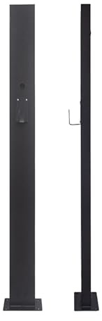 Supporto per Caricabatterie per Veicoli elettrici Domestici, Base per Stazione di Ricarica per Veicoli elettrici, Montaggio a Pavimento, Design Resistente alle intemperie per soluzioni di RI