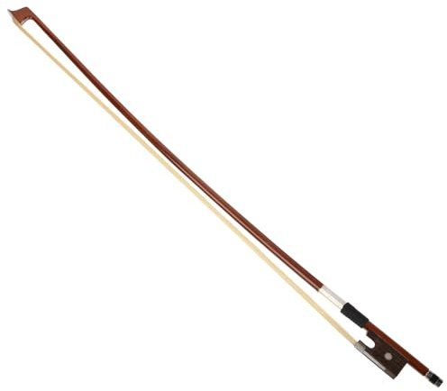 Archetto Violino 1/4 in Legno per Principianti, Tono Potente e Bilanciato | Archetto per Violino Pratico, Modello Caffè, Elasticità Migliorata, per Studenti e Espressione Personale