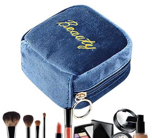 Trousse de Maquillage – Étui de Rangement Portable pour cosmétiques | boîte de support pour rouge à lèvres, poudre, eye-liner, trousse de maquillage de grande capacité pour femmes et filles, esse