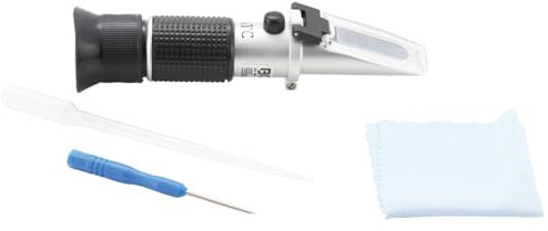 BGS 1824 | Refraktometer | 4-tlg. | Prüfer für Frostschutz, Kühlwasser, AdBlue