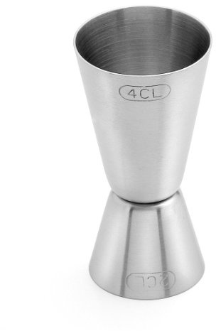 Weis 16802 - Misurino da Cocktail in Acciaio Inox, da 2 cl e 4 cl