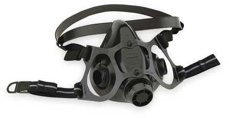 Honeywell 770030S North by Small Black Silicone Half Mask 7700 Series Facepiece, English, 15.34 fl. oz., Plastic, 1 x 1 x 17