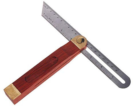 iPobie Carpentry Squares,Stainless Steel Ruler for Crafts, Bevel Square Bevel Adjustable 230 mm