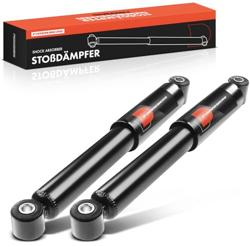 Frankberg 2x Amortisseur à gaz Arrière Gauche Droite 379mm Pression de gaz | Compatible avec Clio I 5/357 B/C57 1.8 1.2 1.4 1.9 D 1990-1998 Remplacer# 551054,112458