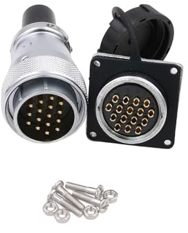 Eonvic WEIPU WS28 Connettore impermeabile IP67 metallo maschio femmina presa quadrata montaggio a pannello connettore cavo aviazione (16 pin)