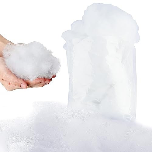 GLAITC Neve Finta Natalizia,150g/250g Decorazioni in Neve Artificiale Soffice Neve Finta per Albero di Natale Scene di Neve Invernale Decorazioni per Coperte di Neve,Bambola Fai da Te (150g)