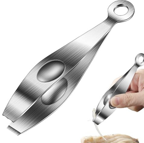 Pinze Da Cucina, Pinze Da Cucina Da 6 Pollici In Acciaio Inossidabile, Pinze Dirette Per Alimenti, Pinze Per Capelli Di Carne, Pinze A Spina Di Pesce, Pinze Multifunzione Da Cucina Sottile Per Anatra