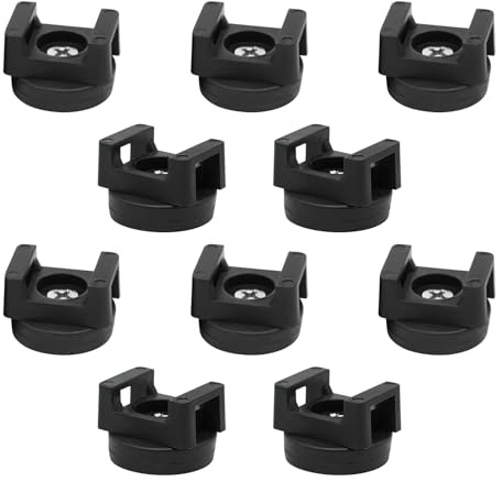 Magnetische Kabelbinder Halterung, 22 mm Basis Magnet Kabelklemmen Kabelmanagement Clips Magnetischer Kabelhalter für für Auto Büro Zuhause (10)