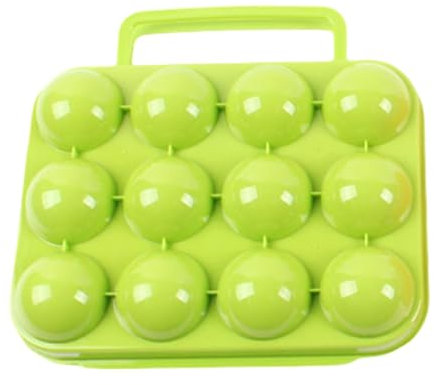 Camping-Eierhalter, Camping-Eierbehälter, Eieraufbewahrungsbox Tragbare Eierbox, Praktischer Küchenbehälter für Camping, Picknick, Reisen, Kühlschrank, Außenbereich
