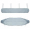 Housse de rangement pour store extérieur, protège contre les intempéries (4 m, gris)
