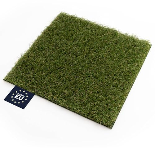 Primaflor Kunstrasen Rio | 1,00m x 2,00m | Rasen-Teppich 37mm für Garten, Balkon & Terrasse | Outdoor Bodenbelag | Wasserdurchlässig | UV-stabil | naturgetreu | kinderfreundlich