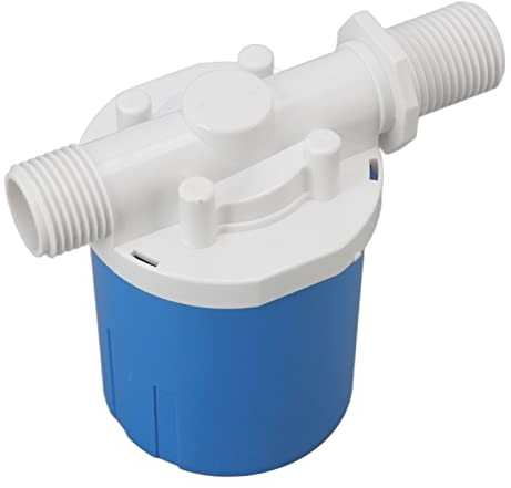TOPINCN Vanne à Flotteur en Plastique, Vanne de Contrôle Automatique du Niveau d'eau, Réduction des Fuites d'entrée 'eau Latérale de 32 à 176 Fahrenheit, Installation Facile pour Aquarium,