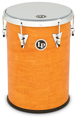 LP Latin Percussion Rebolo Brazilian Wood/Chrome 12 x 18, synthetisches Fell, doppellagig, 6 Spannhaken, mit Trommelschlüssel und Gurt, LP3512 - Trommel, Snare, Bass Drum, Samba, Marchingdrum, große
