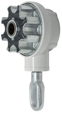 DIWARO.® | Kegelradgetriebe für Markisen | 4,4:1 | RAL 7035 | für 78mm Nutrohr | Markisengetriebe