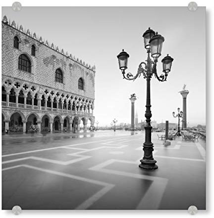 artboxONE Acrylglasbild 40x40 cm Städte Piazzetta San Marco Venedig - Bild venedig Architektur markusplatz