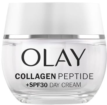 Olay Collagen Peptide Crema de Día Hidratante Facial SPF 30, Con Niacinamida. Cuidado de la Piel Well-aging: Fortalece, Restaura, Hidrata,50ml