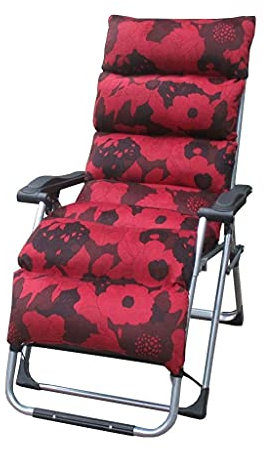 TONZN Heavy Duty Zero Gravity Chair Faltbarer Loungesessel Freizeitstuhl Strandstuhl Fauler Loungesessel Extra breiter 66 cm Garten-Außenterrassen-Sonnenstuhl (Farbe (14)